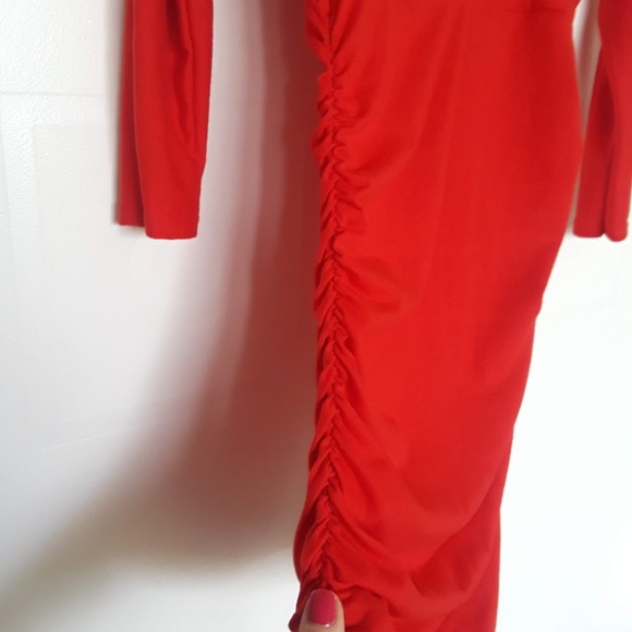 Red Batwing Dress - Picture 3 of 3